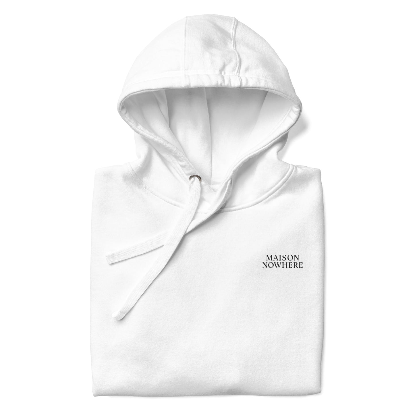 Don’t announce, appear. Hoodie - Maison Nowhere