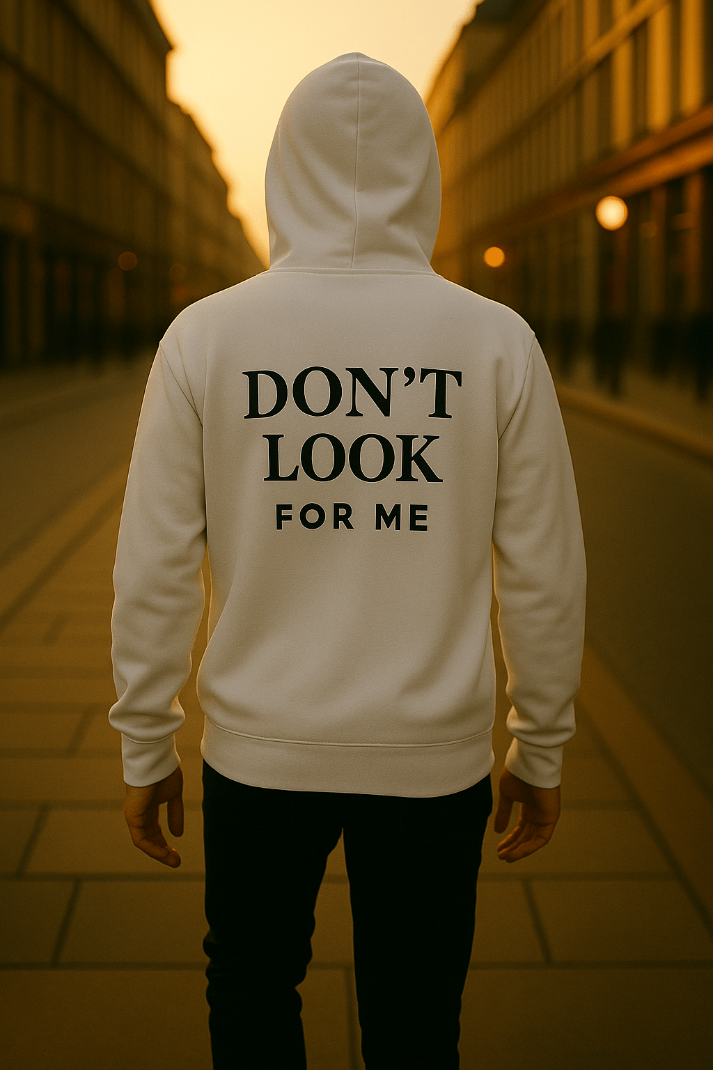 DON’T LOOK FOR ME. Hoodie - Maison Nowhere
