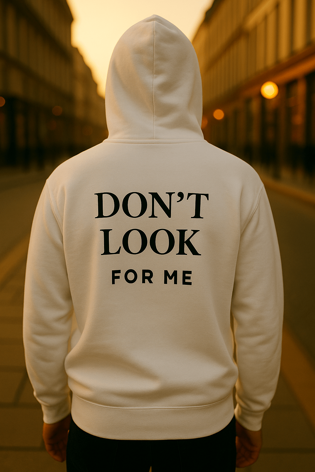 DON’T LOOK FOR ME. Hoodie - Maison Nowhere