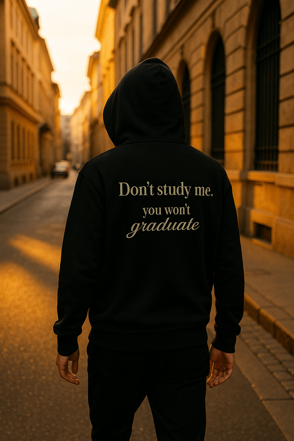 Don't Study Me. Hoodie - Maison Nowhere