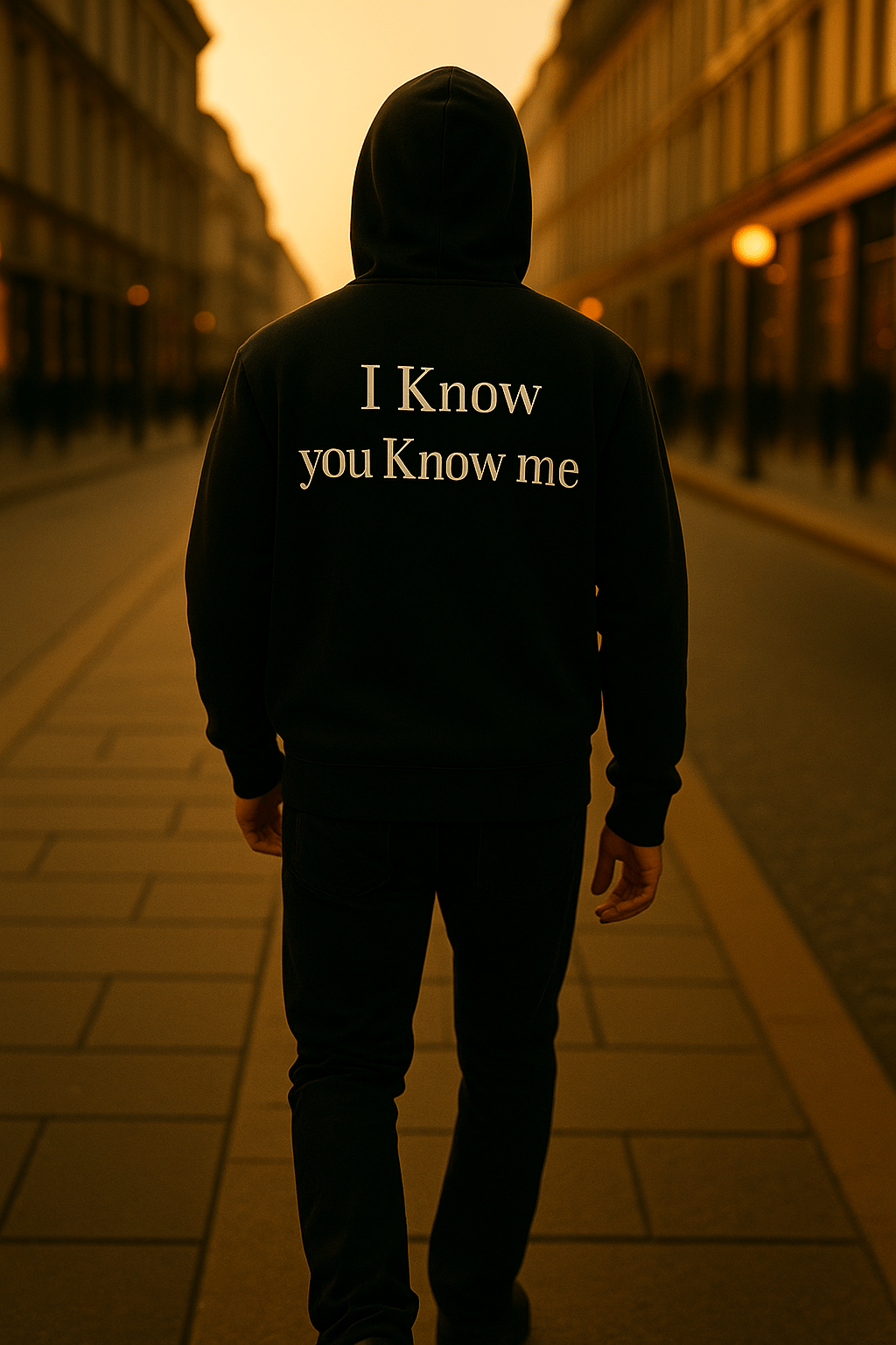 I KNOW YOU KNOW ME. Hoodie - Maison Nowhere
