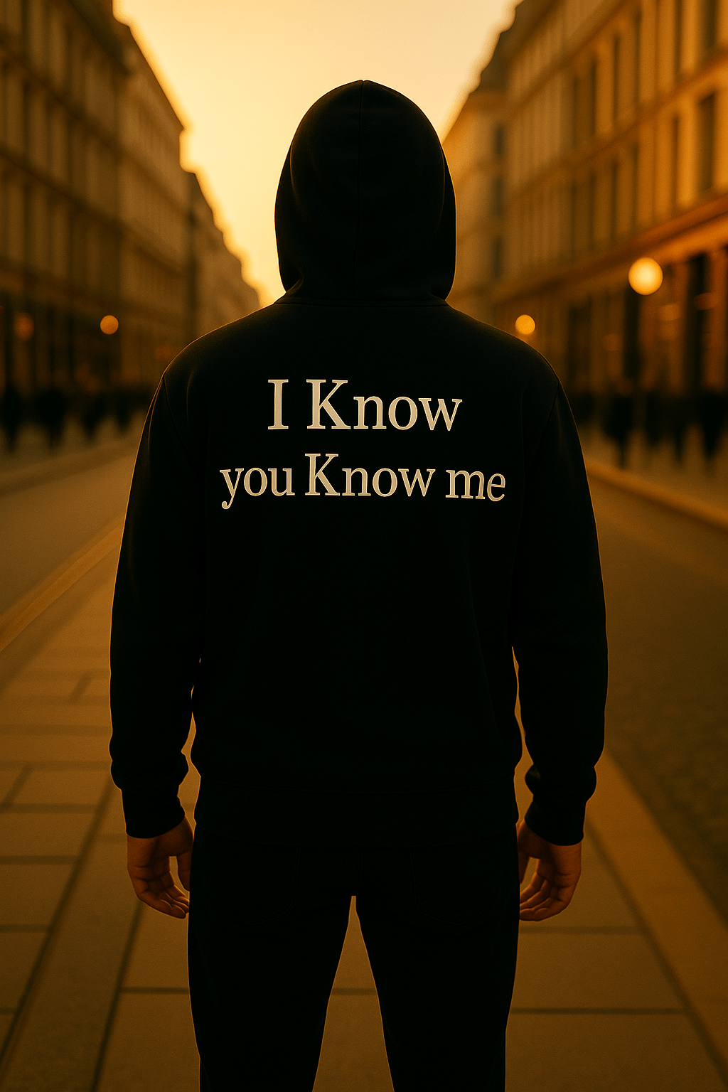 I KNOW YOU KNOW ME. Hoodie - Maison Nowhere