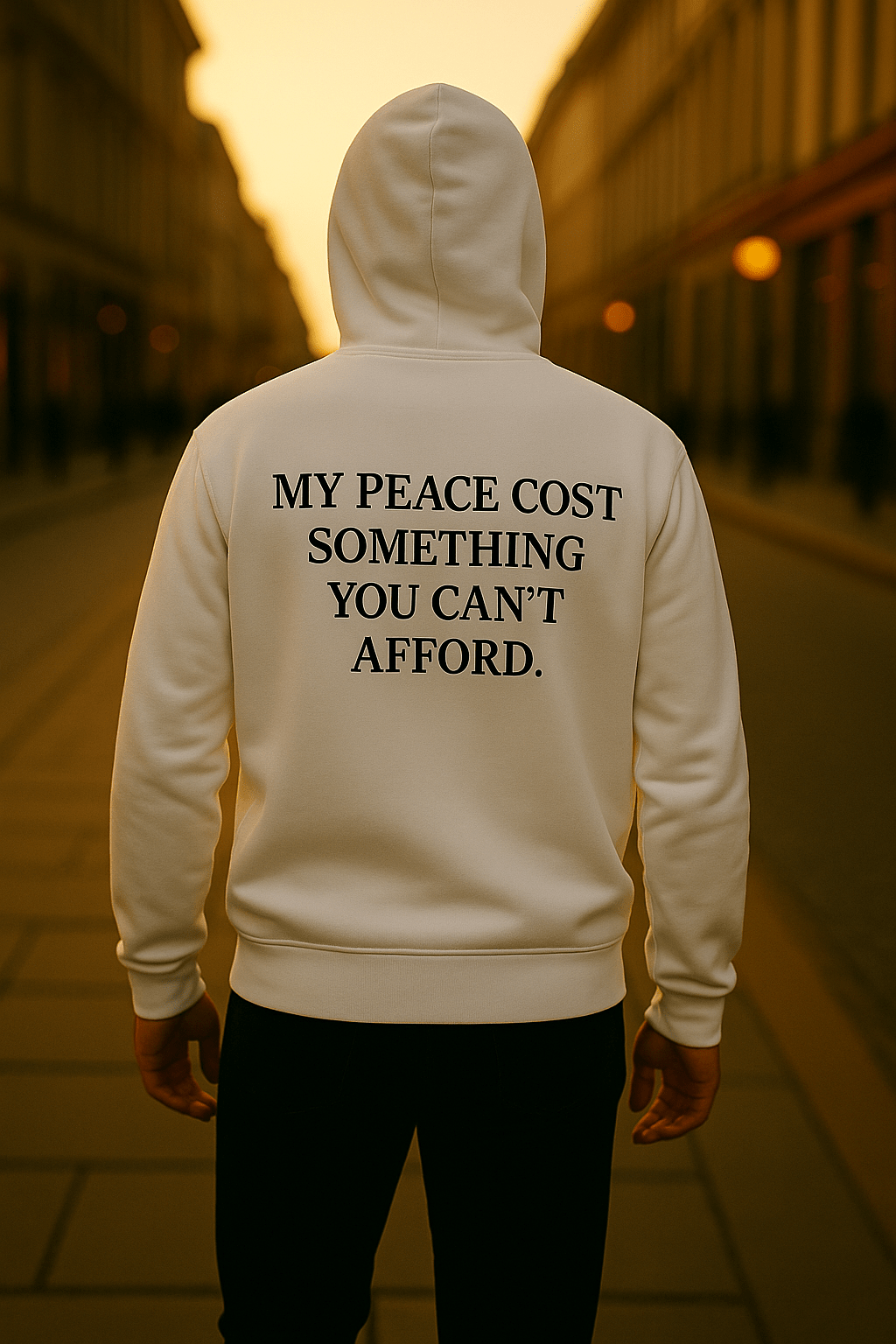MY PEACE COST SOMETHING YOU CAN’T AFFORD. Hoodie - Maison Nowhere