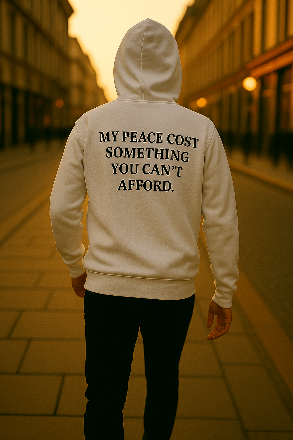 MY PEACE COST SOMETHING YOU CAN’T AFFORD. Hoodie - Maison Nowhere