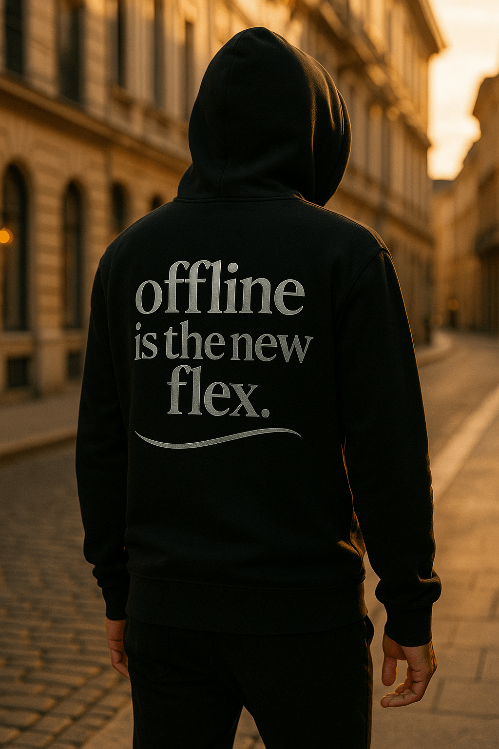 Offline Is the New Flex. Hoodie - Maison Nowhere
