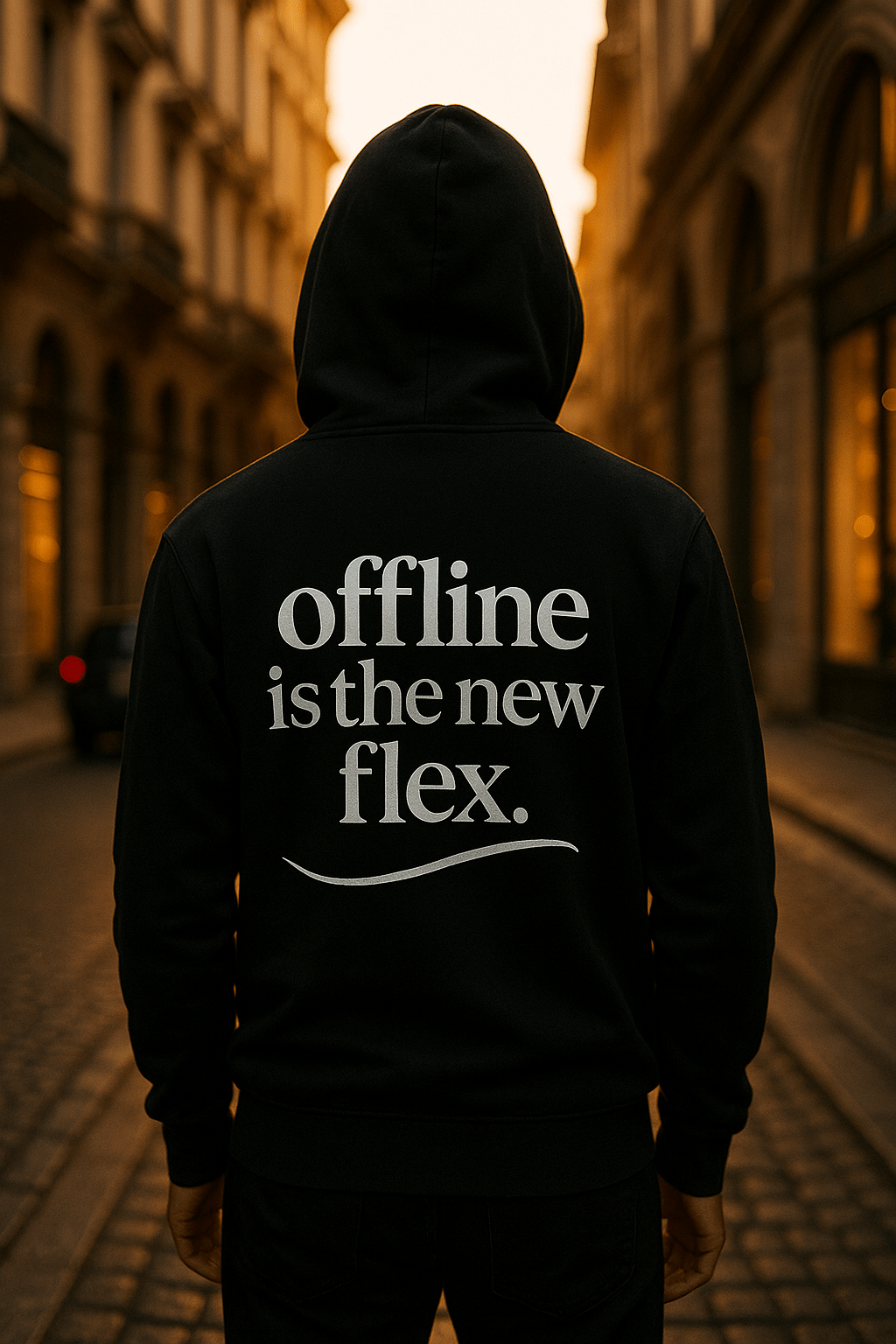 Offline Is the New Flex. Hoodie - Maison Nowhere