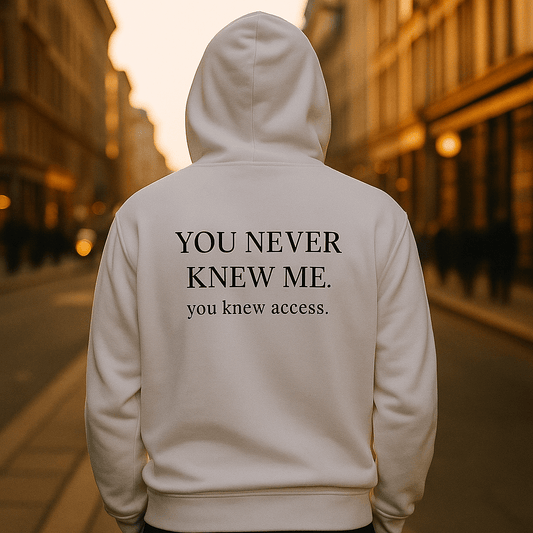 YOU NEVER KNEW ME. Hoodie - Maison Nowhere
