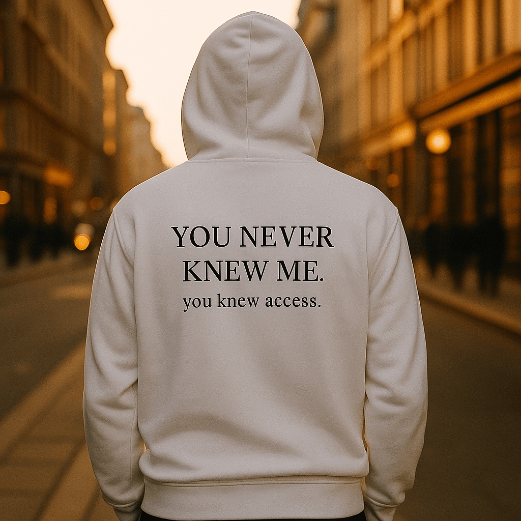 YOU NEVER KNEW ME. Hoodie - Maison Nowhere